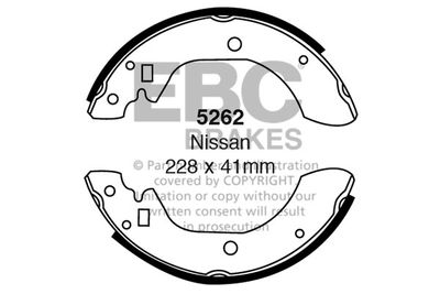 5262 EBC Brakes Комплект тормозных колодок