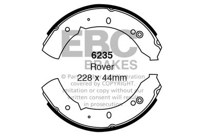 6235 EBC Brakes Комплект тормозных колодок