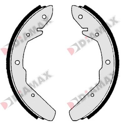 N01208 DIAMAX Комплект тормозных колодок