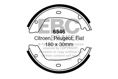 6546 EBC Brakes Комплект тормозных колодок