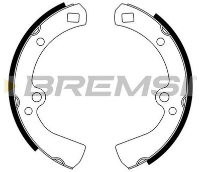 GF0852 BREMSI Комплект тормозных колодок