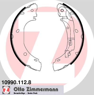 109901128 ZIMMERMANN Комплект тормозных колодок