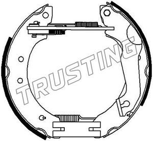 6414 TRUSTING Комплект тормозных колодок