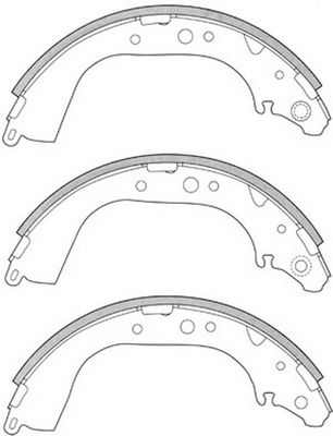 FT1184 FIT Комплект тормозных колодок
