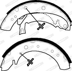 FSB513R FERODO Комплект тормозных колодок