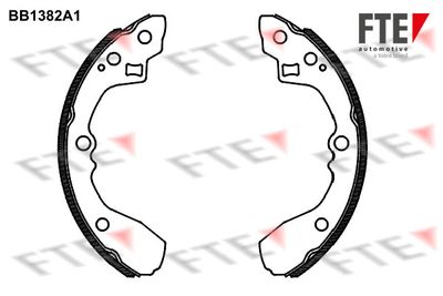 BB1382A1 FTE Комплект тормозных колодок