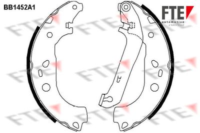 BB1452A1 FTE Комплект тормозных колодок