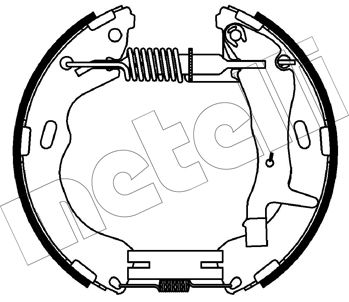 510538 METELLI Комплект тормозных колодок