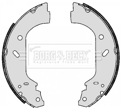 BBS6265 BORG & BECK Комплект тормозных колодок