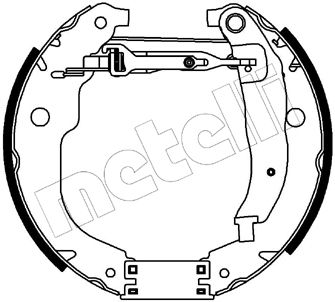 510205 METELLI Комплект тормозных колодок