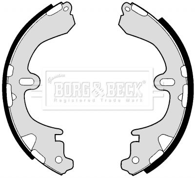 BBS6249 BORG & BECK Комплект тормозных колодок