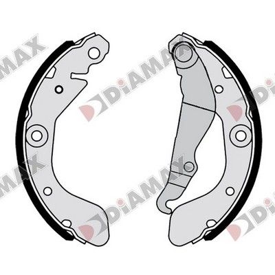 N01392 DIAMAX Комплект тормозных колодок