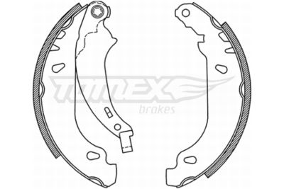 TX2152 TOMEX Brakes Комплект тормозных колодок