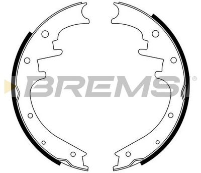 GF0423 BREMSI Комплект тормозных колодок