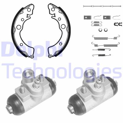 722 DELPHI Комплект тормозных колодок