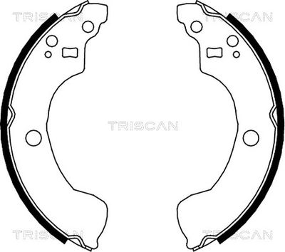 810014004 TRISCAN Комплект тормозных колодок