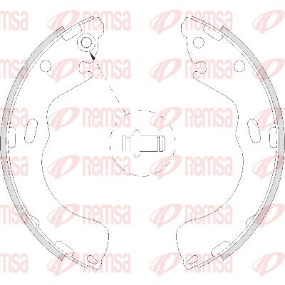 421000 REMSA Комплект тормозных колодок