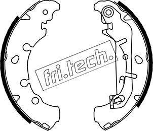 1040149 fri.tech. Комплект тормозных колодок