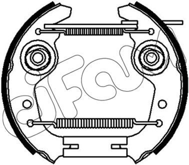 151239 CIFAM Комплект тормозных колодок