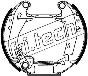 16110 fri.tech. Комплект тормозных колодок