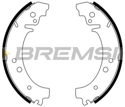 GF0160 BREMSI Комплект тормозных колодок