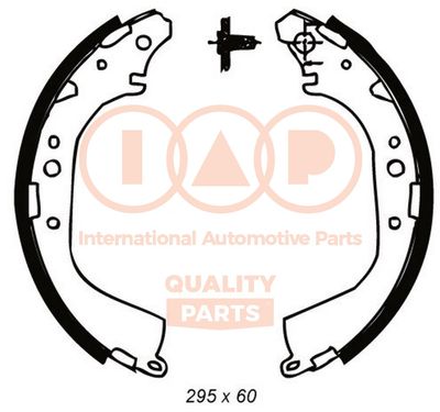 70517020 IAP QUALITY PARTS Комплект тормозных колодок