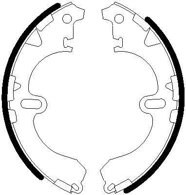 2255843 Omnicraft Комплект тормозных колодок