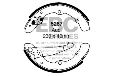 5267 EBC Brakes Комплект тормозных колодок