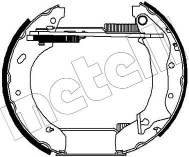 510248 METELLI Комплект тормозных колодок