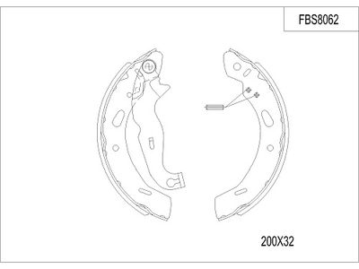 FBS8062 FI.BA Комплект тормозных колодок