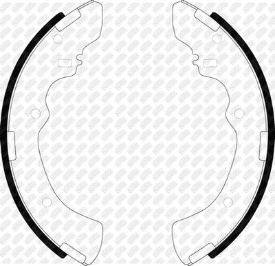 FN6721 NiBK Комплект тормозных колодок