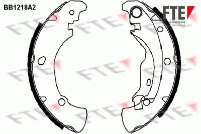 BB1218A2 FTE Комплект тормозных колодок