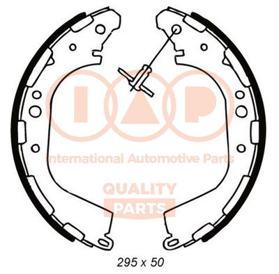 70513043 IAP QUALITY PARTS Комплект тормозных колодок