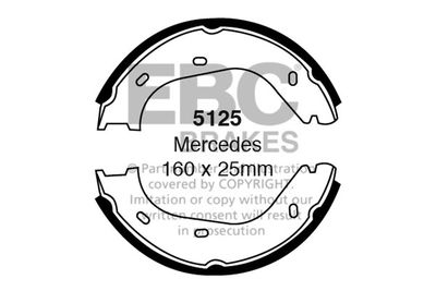 5125 EBC Brakes Комплект тормозных колодок