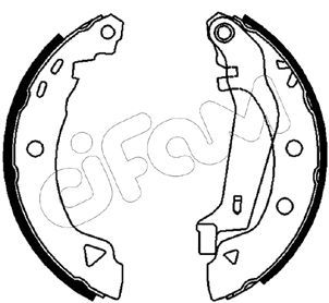153346Y CIFAM Комплект тормозных колодок