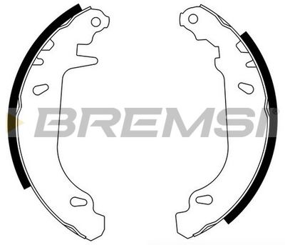 GF0105 BREMSI Комплект тормозных колодок