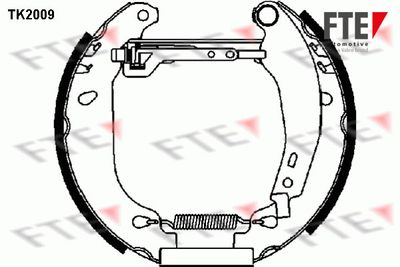 TK2009 FTE Комплект тормозных колодок