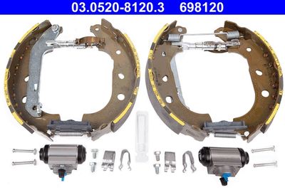 03052081203 ATE Комплект тормозных колодок