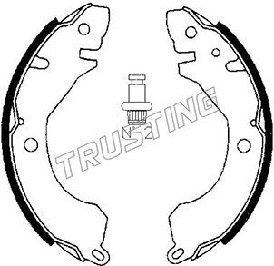 064157 TRUSTING Комплект тормозных колодок