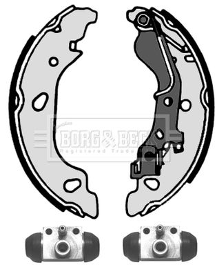 BBS1078K BORG & BECK Комплект тормозных колодок