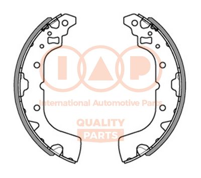 70512065 IAP QUALITY PARTS Комплект тормозных колодок