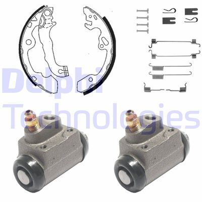 KP937 DELPHI Комплект тормозных колодок