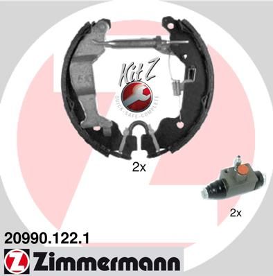 209901221 ZIMMERMANN Комплект тормозных колодок