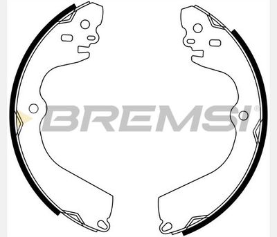 GF0834 BREMSI Комплект тормозных колодок