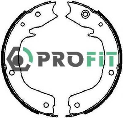 50014027 PROFIT Комплект тормозных колодок