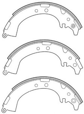 FT1195 FIT Комплект тормозных колодок
