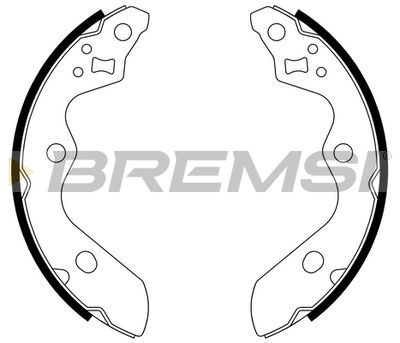 GF1112 BREMSI Комплект тормозных колодок