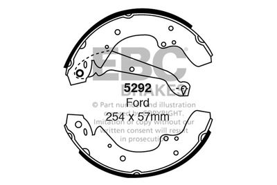 5292 EBC Brakes Комплект тормозных колодок