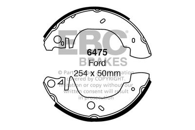 6475 EBC Brakes Комплект тормозных колодок