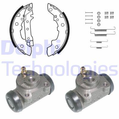 KP663 DELPHI Комплект тормозных колодок